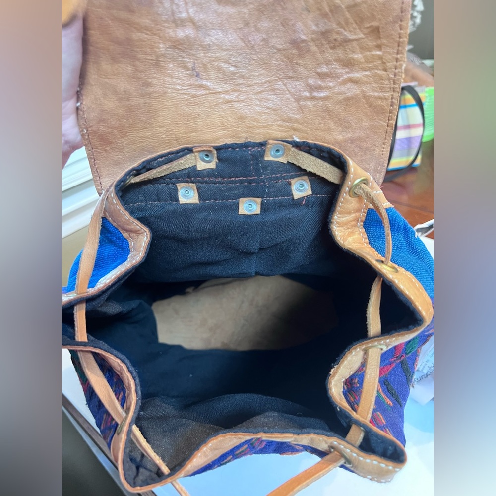 Pre-Owned Aztec Print Backpack - Picture 3 of 5